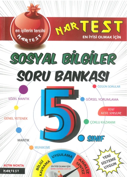 Nartest 5.Sınıf Süper Zeka  Sosyal Bilgiler Soru Bankası