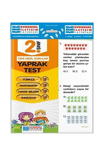 Evrensel Yayınları 2.Sınıf Tüm Dersler Yaprak Test