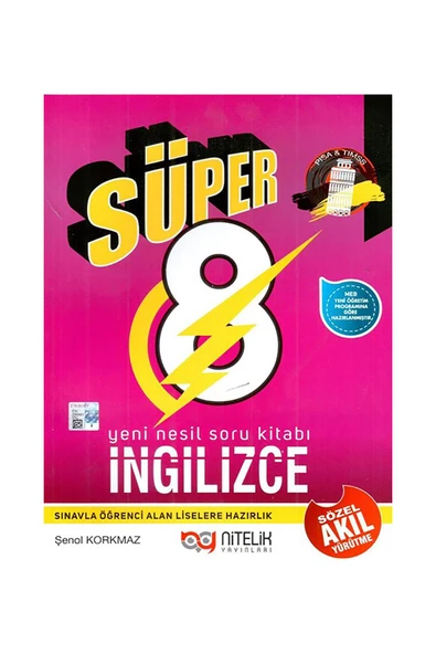 Nitelik 8. Sınıf Süper İngilizce Soru Kitabı