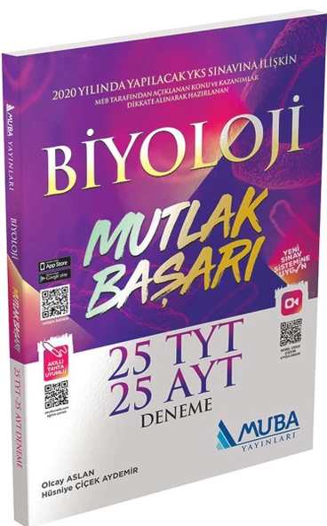 Muba Tyt-Ayt Biyoloji Mutlak Başarı 25 Deneme