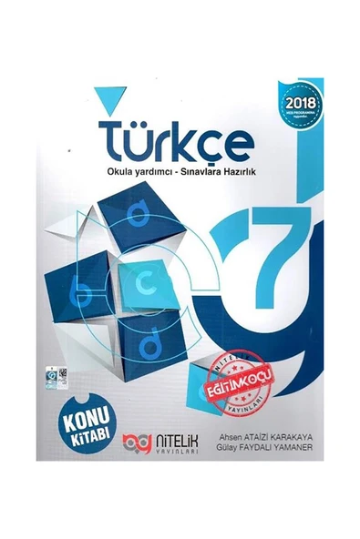 Nitelik 7. Sınıf Türkçe Konu Kitabı