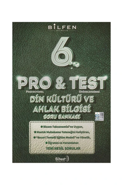 6. Sınıf Pro&Test Din Kültürü Ve Ahlak Bilgisi Soru Bankası