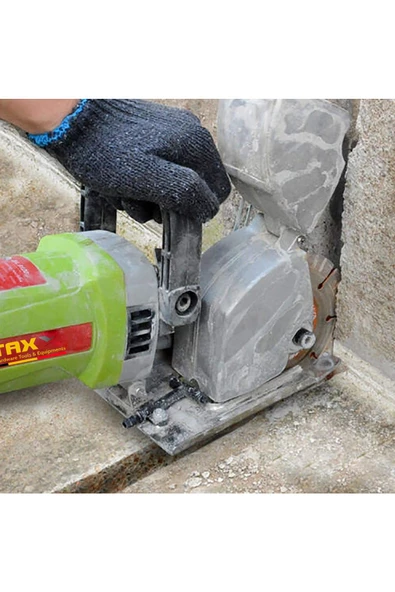 STAXX Duvar Oluk Açma Mak Kanal Açma Kesme Makinesi 5 Bıçaklı 40mm 4kw 3500watt 4.5kg Çantalı Set - 2