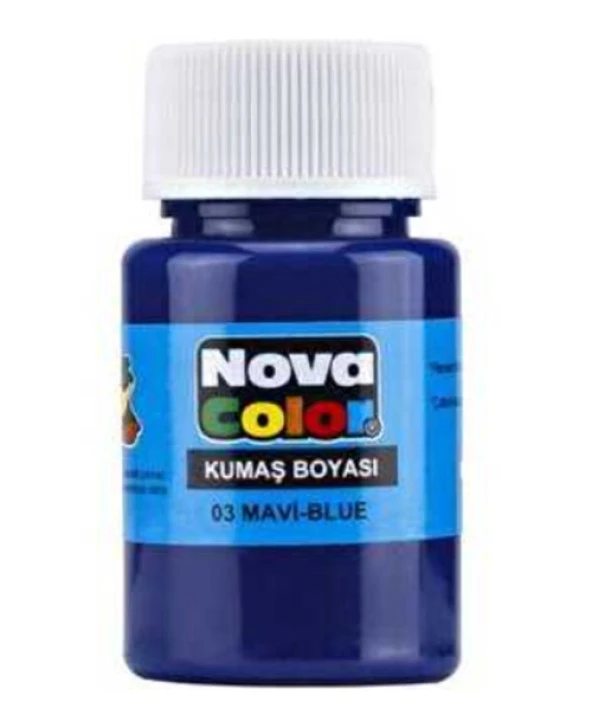 Nova Color Kumaş Boyası 35 Cc Mavi - 2 adet ürün görseli 1