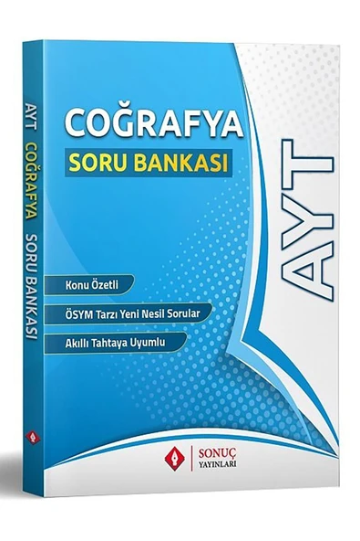 Sonuç AYT Coğrafya Soru Bankası