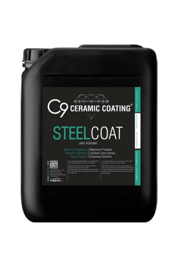 C9 Ceramic Carwax-c9 Steel Coat - Metal Ve Krom Yüzey Parlatma 5 lt