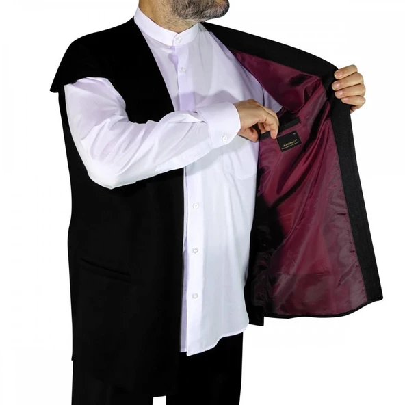 Haydari Yelek - Sufi Yelek Siyah - 3