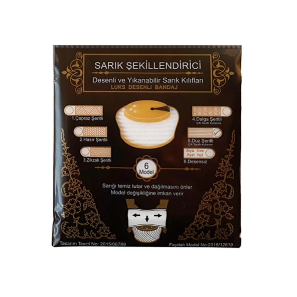 Sarık Şekillendirici - Düz Model