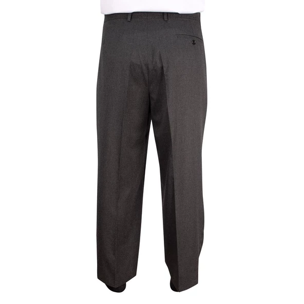 2 Pileli Klasik Pantolon Koyu Gri - Kışlık - 3