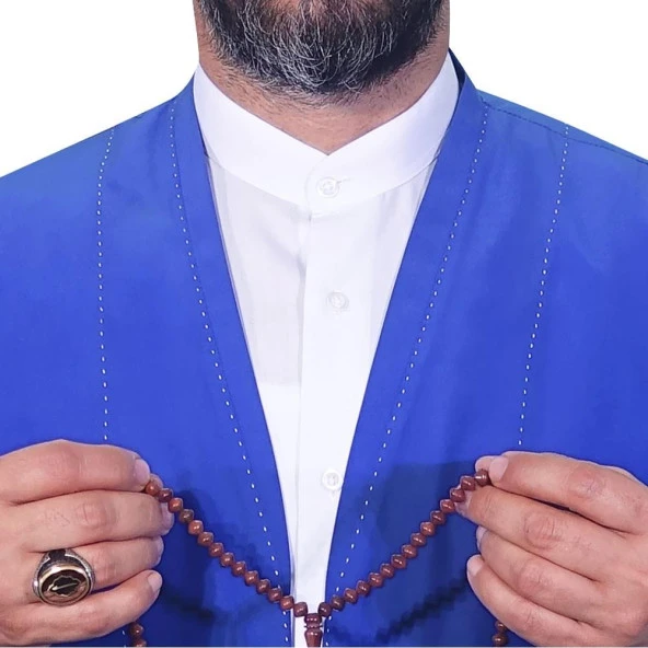 Buhara Cübbe Mavi - Puntolu - 2