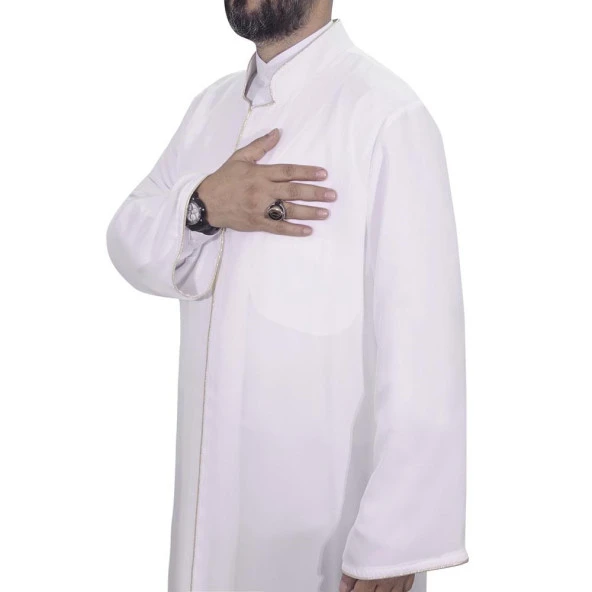 Hakim Yaka Cübbe Kemik - Sarı Biyeli - 2