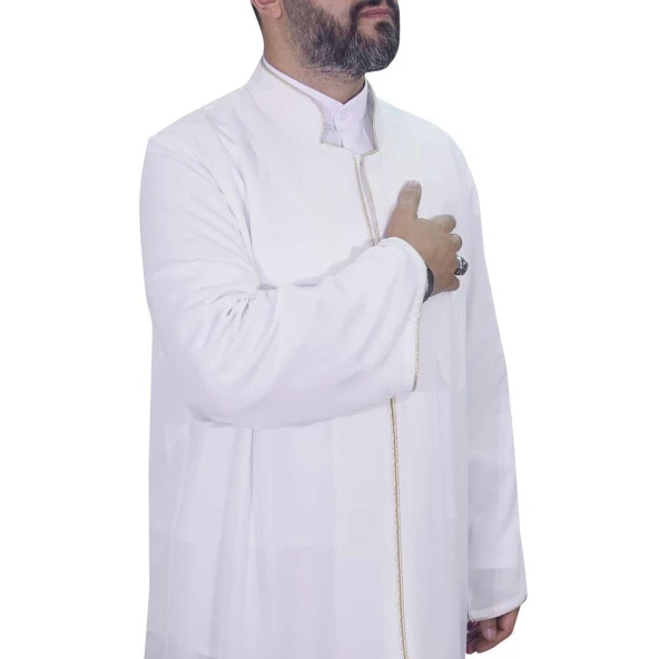 Hakim Yaka Cübbe Kemik - Sarı Biyeli - 5