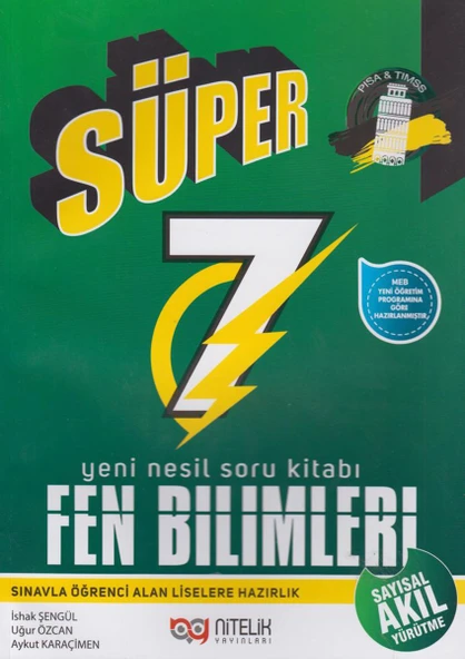 Nitelik 7. Sınıf Fen Bilimleri Süper Soru Kitabı