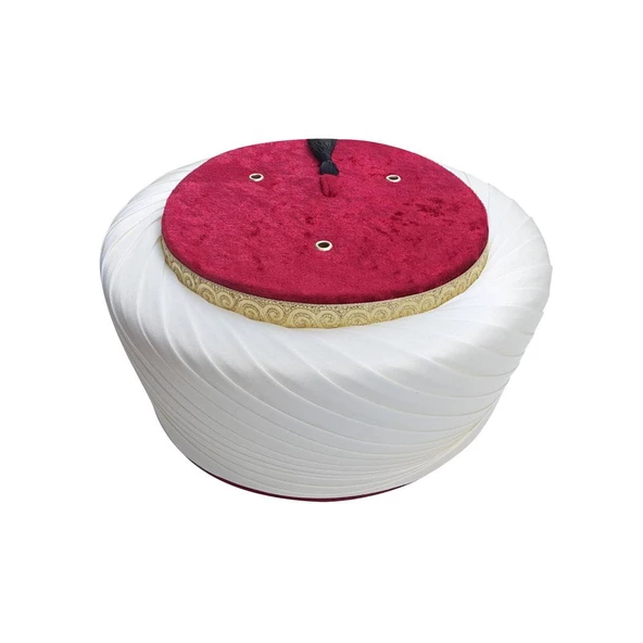 İmam Sarığı Saten Krem