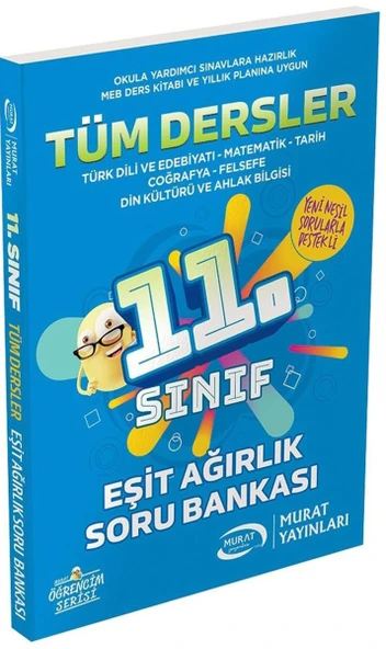 Murat 11.Sınıf Eşit Ağırlık Tüm Dersler Soru Bankası