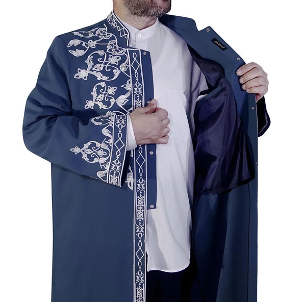 İmam Cübbesi Çelebi Lacivert - 2