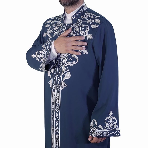 İmam Cübbesi Çelebi Lacivert - 5