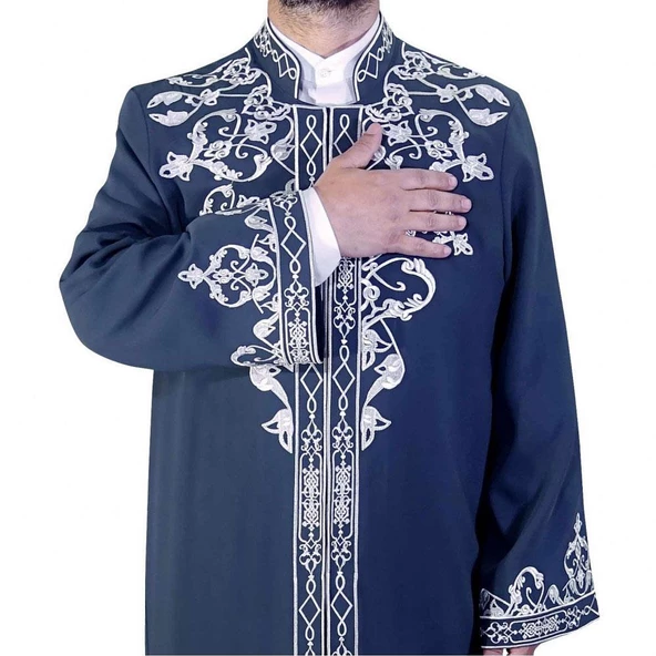 İmam Cübbesi Çelebi Lacivert - 3