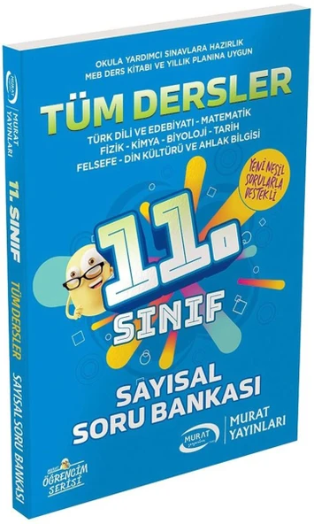 Murat 11.Sınıf Sayısal Tüm Dersler Soru Bankası