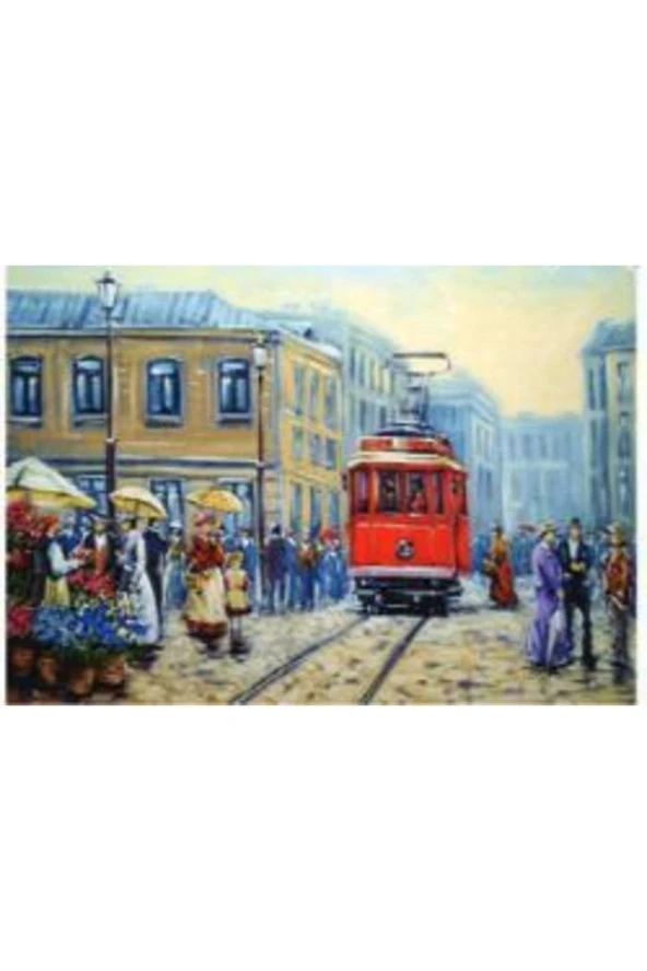 Puzzle 2000 Prç Şehirdeki Tranvay 260519 /