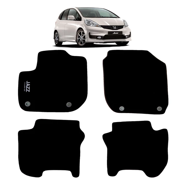 Rizline Honda Jazz 2015-2019 Halı Paspas Siyah ürün görseli