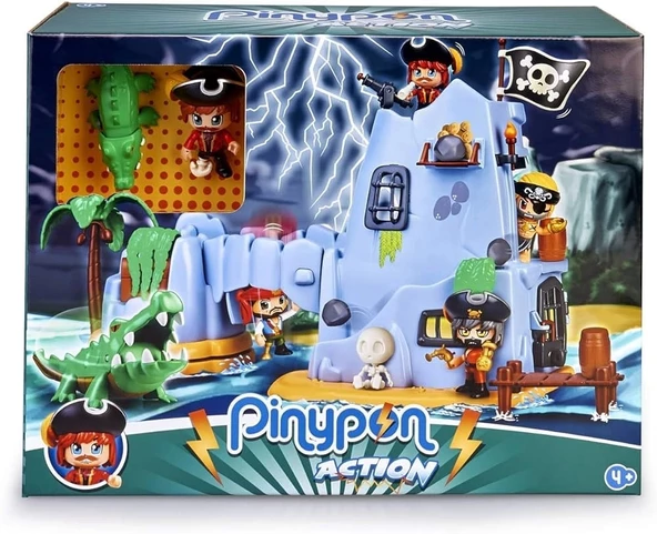 Feber Pinypon Macera- Kaptan Cayman Korsan Adası 2 Figürlü, 4 ile 8 Yaşında Çocuklar için (700015637) - 6