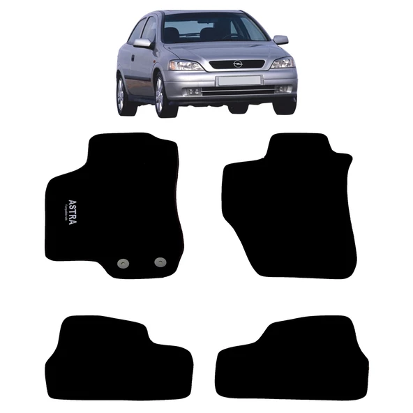 Rizline Opel Astra G 1998-2004 Halı Paspas Siyah