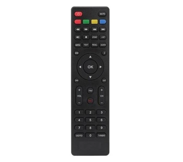 Technobox 5000 hd Uydu Kumandası Kasalı Siyah