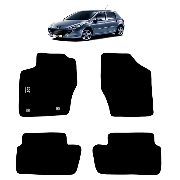 Rizline Peugeot 307  2001-2014 Halı Paspas