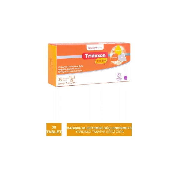 Imuneks Tridoxon 3'lü Etki 30 Efervesan Tablet