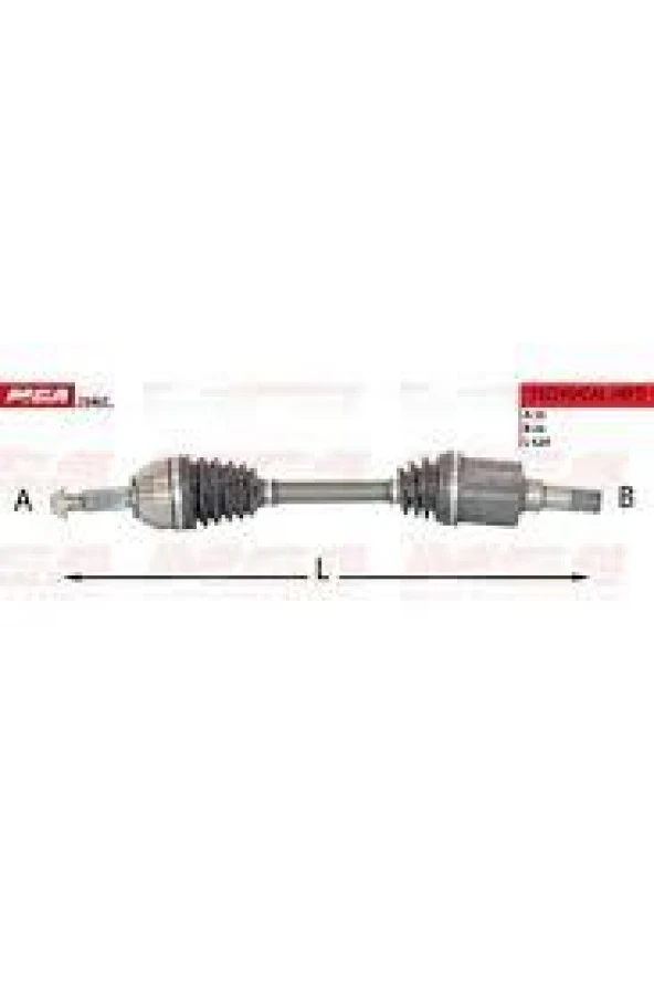 ÖN  AKS KOMPLE SOL FORD CONNECT 2002-2013 75-90-110-PS  MGA-70467 ürün görseli 1