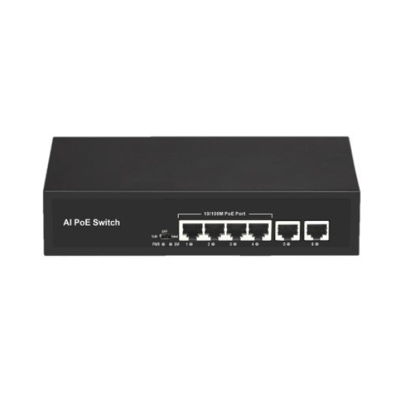 SCSI Network SC4AF 4 Port PoE Switch