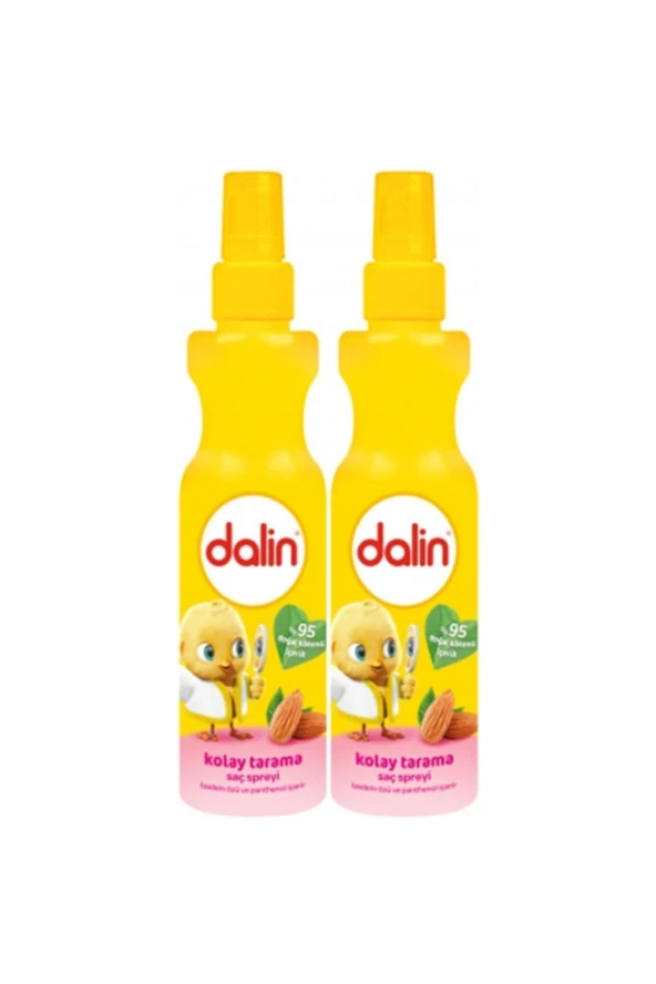 Dalin Kolay Tarama Saç Spreyi Badem Özlü 200 ML X 2 ADET