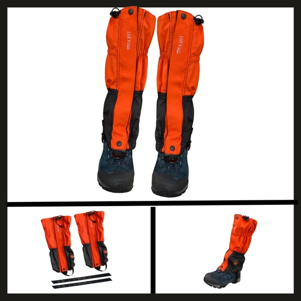 Uyguna-Yakala Turuncu-siyah Trekking Pace Outdoor Tozluk-TOZ.096 ürün görseli