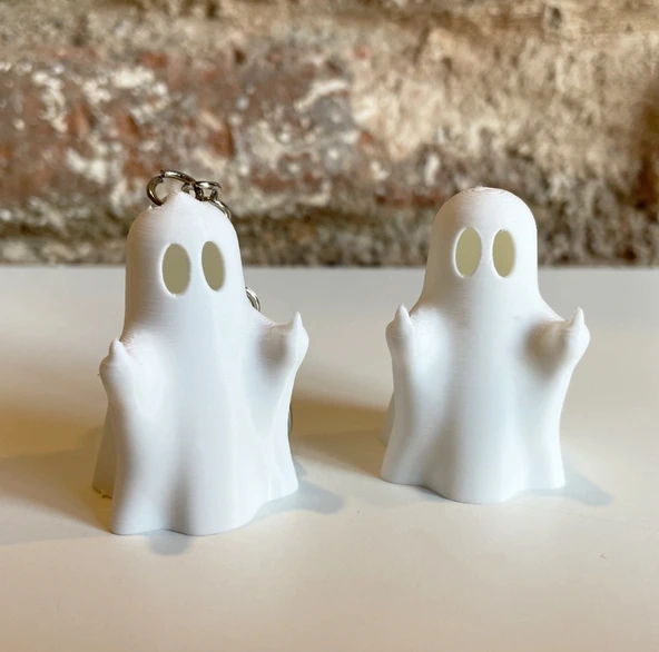 Sevimli Hayalet Hareket Çekiyor Biblo Dekoratif Eşya (1 Adet)