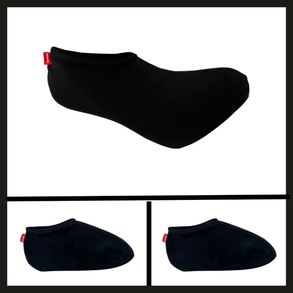 Uyguna-Yakala Siyah Polar Patik-GER.065 ürün görseli