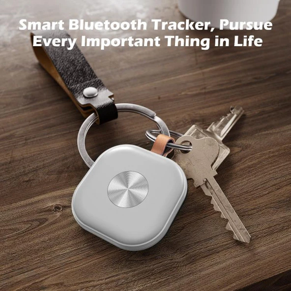 Vingnut Smart Tag Bluetooth Takip Cihazı Smart Tracker Beyaz APPLE MFI ONAYLI - 4