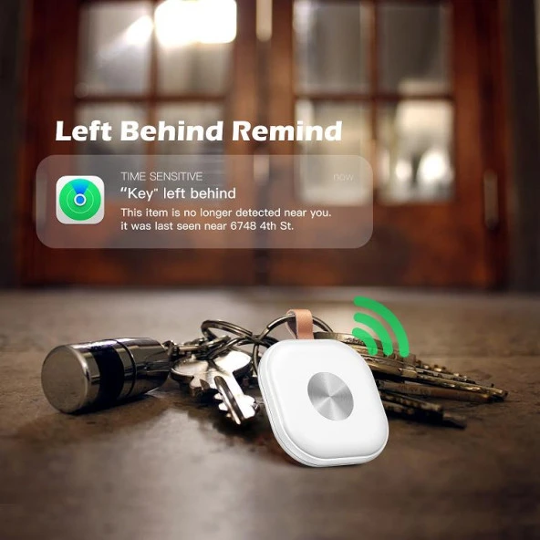 Vingnut Smart Tag Bluetooth Takip Cihazı Smart Tracker Beyaz APPLE MFI ONAYLI - 6