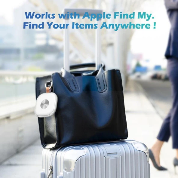 Vingnut Smart Tag Bluetooth Takip Cihazı Smart Tracker Beyaz APPLE MFI ONAYLI - 8