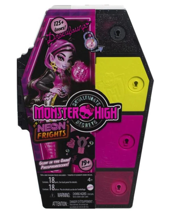 Monster High Neon Frights Bebek Draculara HNF78