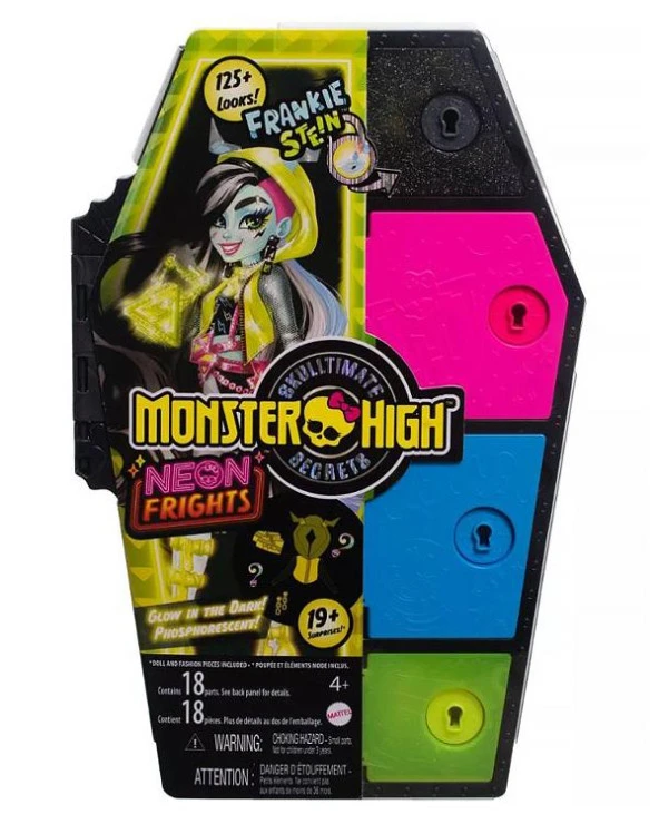 Monster High Neon Frights Bebek Frankie Stein HNF79