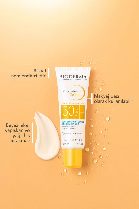 Bioderma Photoderm Cream SPF50+ Kuru Ciltler için Yüksek Korumalı Yüz Güneş Kremi 40 ml - Resim 4