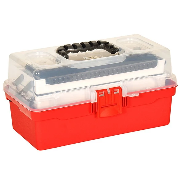 Powerex Şeffaf Kapaklı 15'' Balıkçı Alet Malzeme Çantası - Resim 32