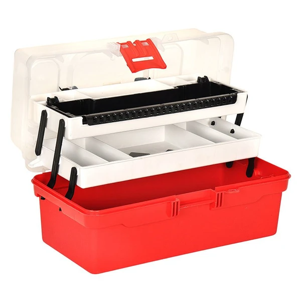 Powerex Şeffaf Kapaklı 15'' Balıkçı Alet Malzeme Çantası - Resim 35