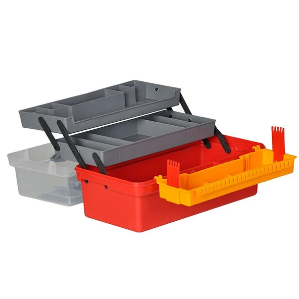 Powerex Şeffaf Kapaklı 15'' Balıkçı Alet Malzeme Çantası - 3