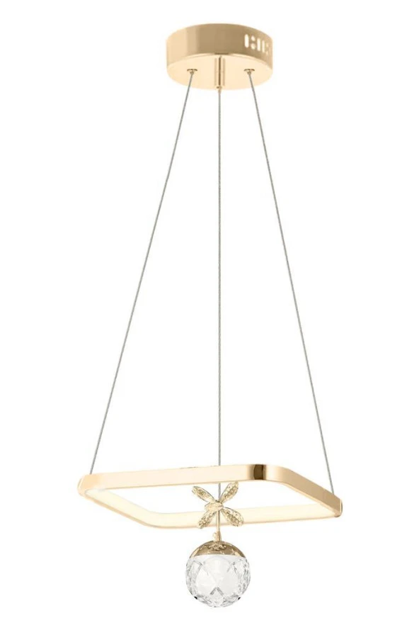 Eray Aydınlatma 2502-1 Gold Led Avize - 2