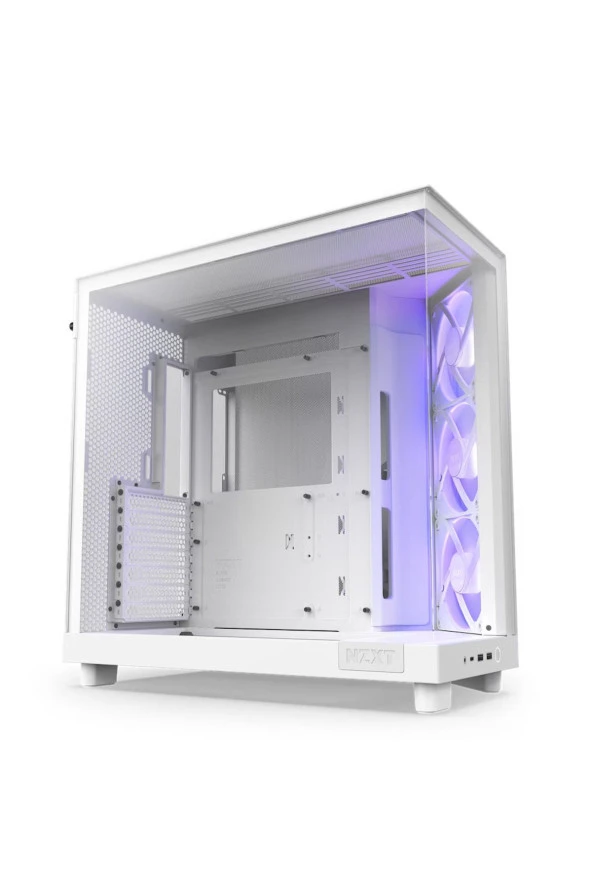 H Series H6 Flow RGB 3X120mm RGB (ATX, Micro-ATX, Mini-ITX) CC-H61FW-R1 Beyaz ATX Oyuncu Kasası - 2