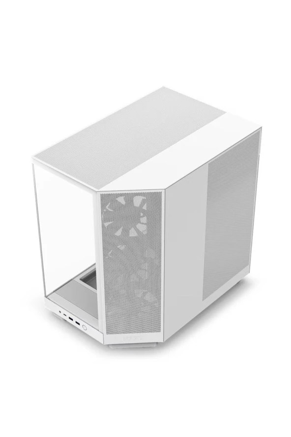 H Series H6 Flow 3X120mm (ATX, Micro-ATX, Mini-ITX) CC-H61FW-01 Beyaz ATX Oyuncu Kasası - 3