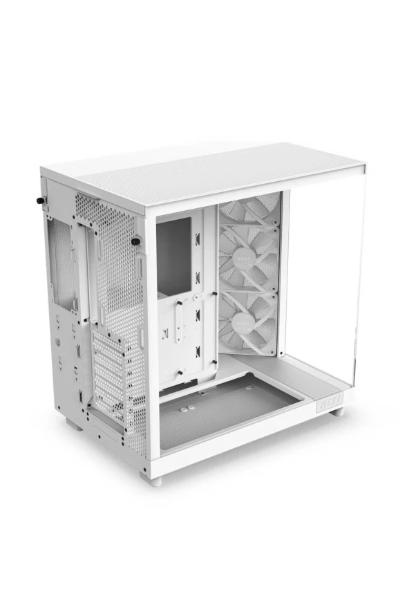 H Series H6 Flow RGB 3X120mm RGB (ATX, Micro-ATX, Mini-ITX) CC-H61FW-R1 Beyaz ATX Oyuncu Kasası - 4