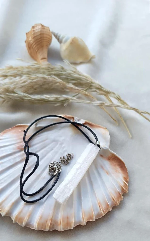 Kolye Gerdanlık Çakra Yoga Reiki Doğal KuvarsTaş Kolye Takı Aksesuar - Resim 2